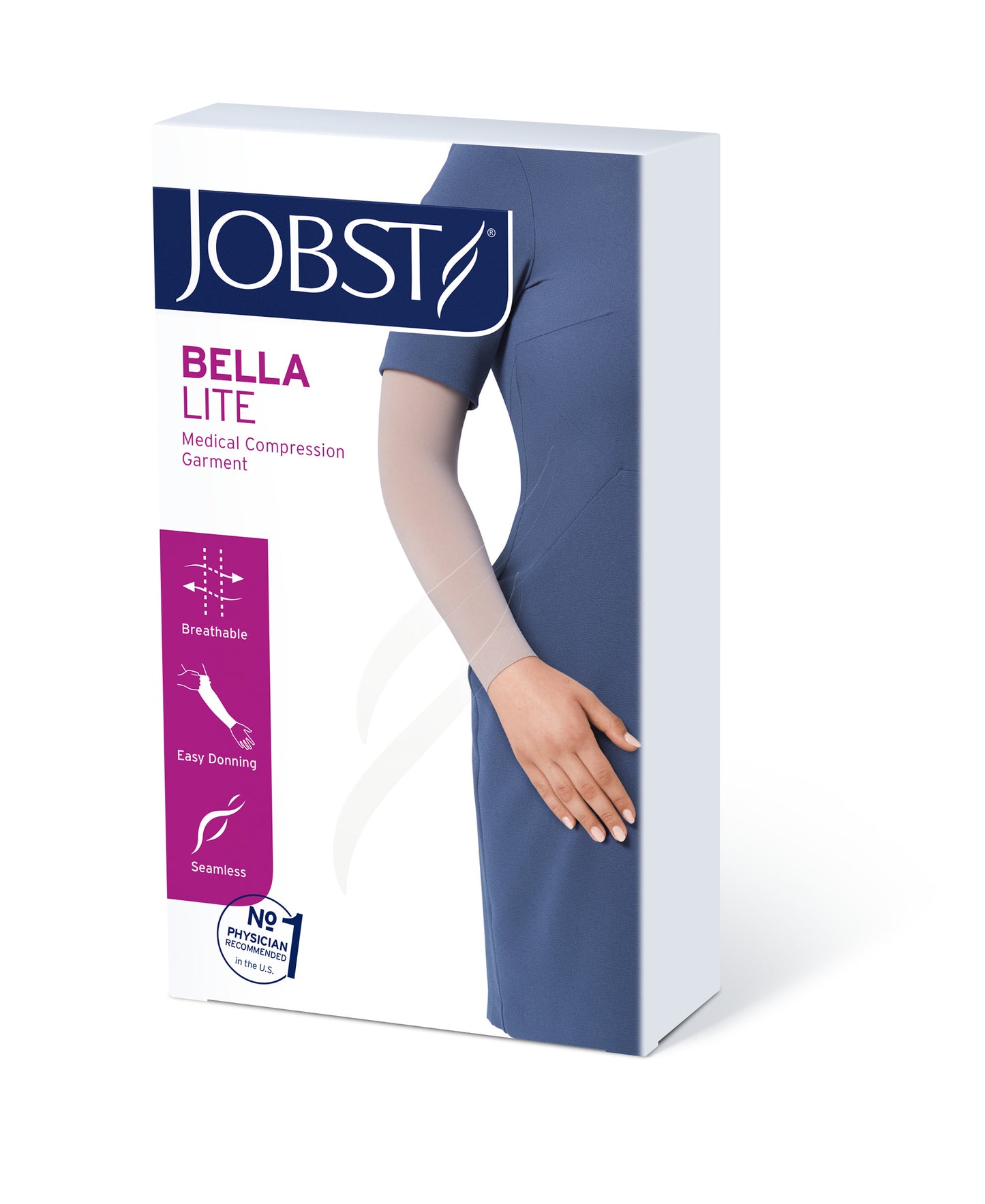 JOBST Bella Lite Compression Sleeves 15-20 mmHg Armsleeve Silicone Dot Band