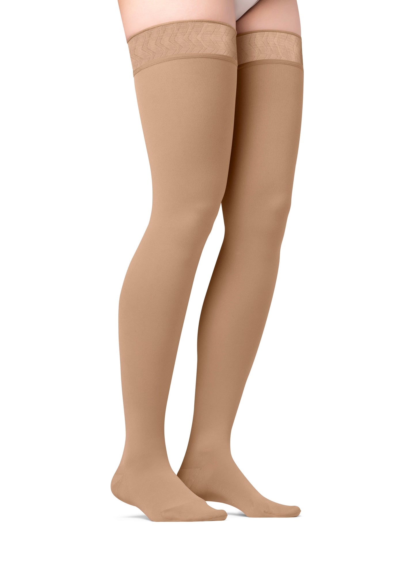 JOBST Maternity Opaque Compression Stockings 15-20 mmHg Thigh High Closed Toe